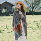 Poncho - stijlvolle boho wrap voor dames