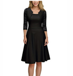 Damesjurk met kantmouwen - tijdloze elegantie voor speciale momenten