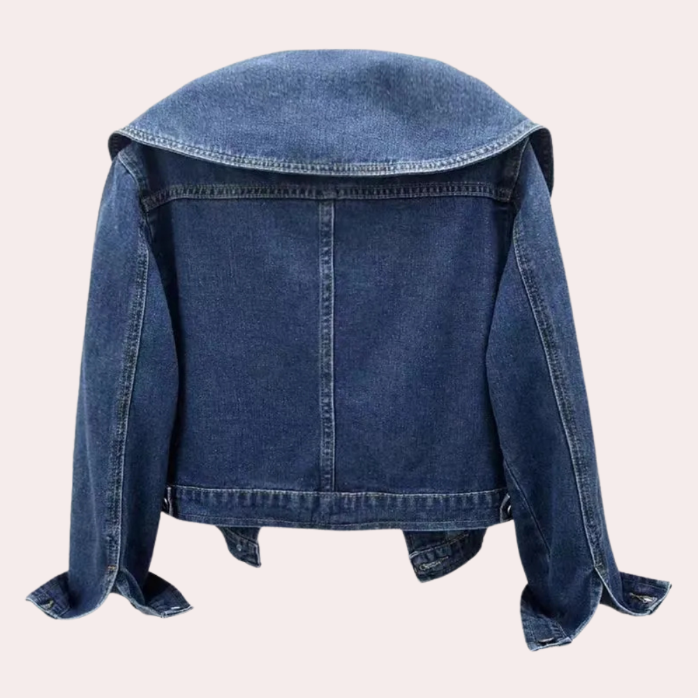 Denimjack - stylish blauwe damesoutwear