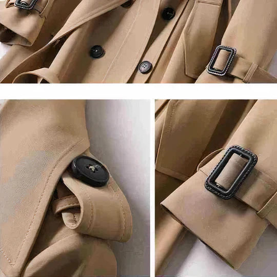 Trenchcoat - elegante lange damesjas