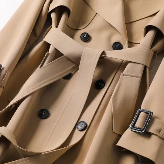 Trenchcoat - elegante lange damesjas