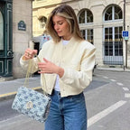 Cropped dames bomberjack - stijlvol jasje met knoopsluiting - Bakkermode.nl