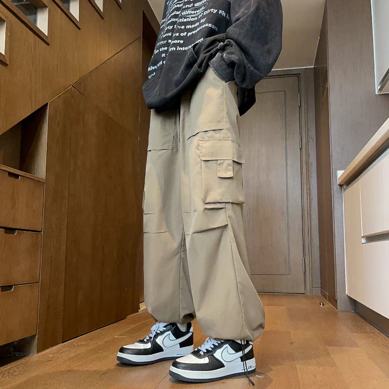 Dames cargo broek met wijde pijpen – veelzijdige broek voor casual en dagelijks gebruik