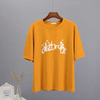 Trendy t-shirt met grafische print - Bakkermode.nl