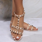 Stijlvolle sandalen met studs - Bakkermode.nl