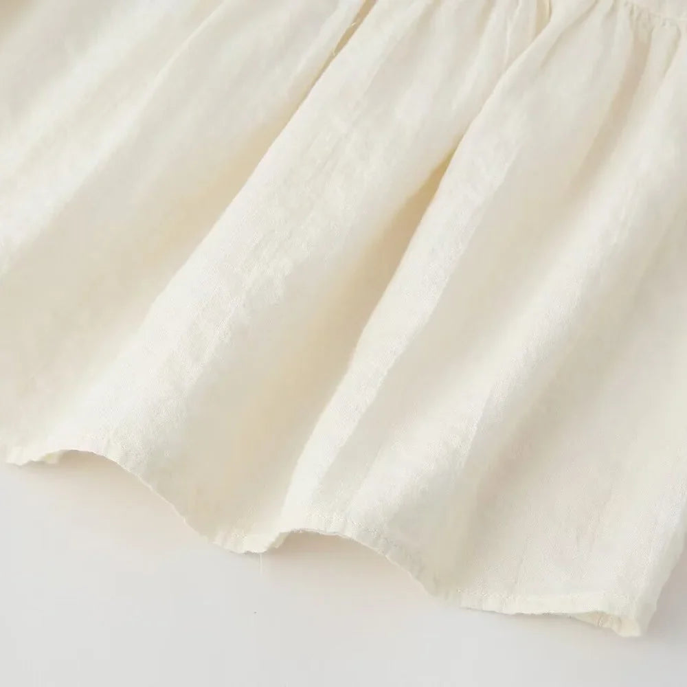 Jurk met borduurwerk en lange mouwen - Bakkermode.nl