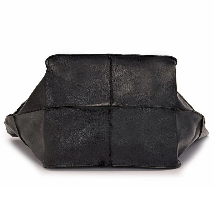 Vrouwen leren tote bag - praktische tas voor dagelijks gebruik