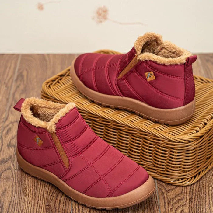 Dames quilted enkellaarsjes - warme en gezellige schoeisel voor de winter