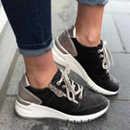 Dames casual sneakers - trendy veterschoenen voor dagelijks gebruik