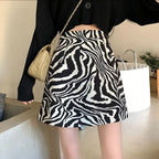 Mini rok met zebraprint - Bakkermode.nl