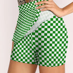 Geruite high-waist skort - Bakkermode.nl