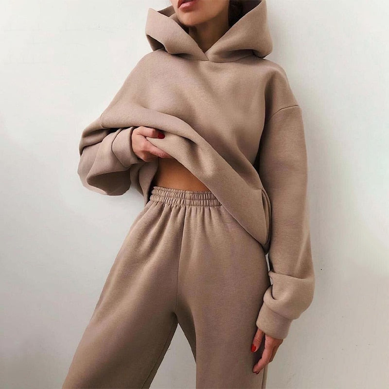 2-delige oversized jogging set - dames loungewear