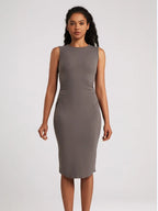 Mouwloze bodycon jurk - Bakkermode.nl
