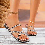 Luipaardprint sandalen - Bakkermode.nl