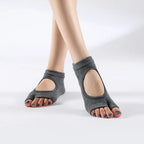 Yoga grip sokken met kruisband - anti-slip dames yogasokken