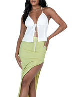 Halternek crop tops bandage top - Bakkermode.nl