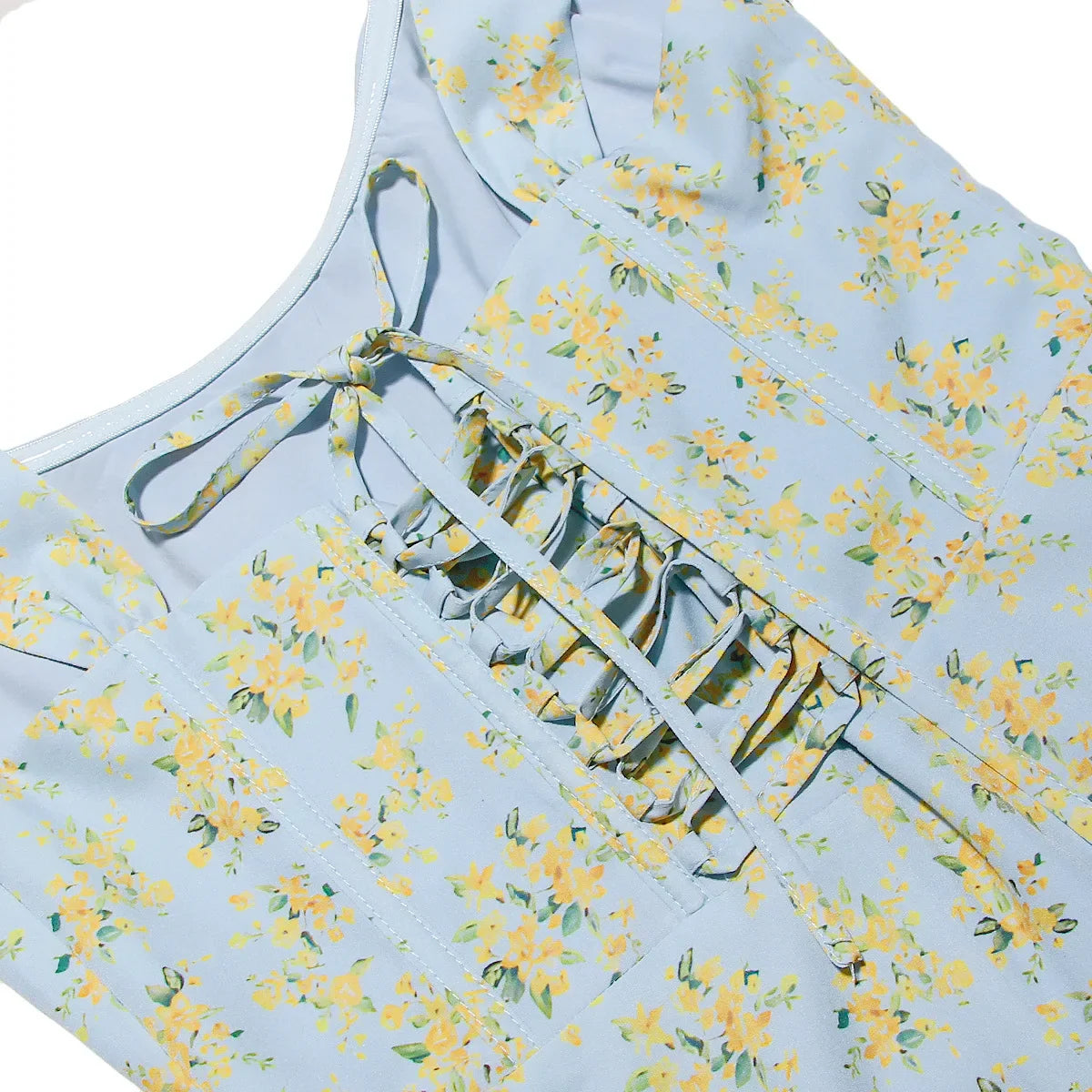 Off-shoulder bloemenjurk met split - Bakkermode.nl