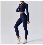 2-delig vrouwen sportset - vormgevende activewear voor training en yogasessies