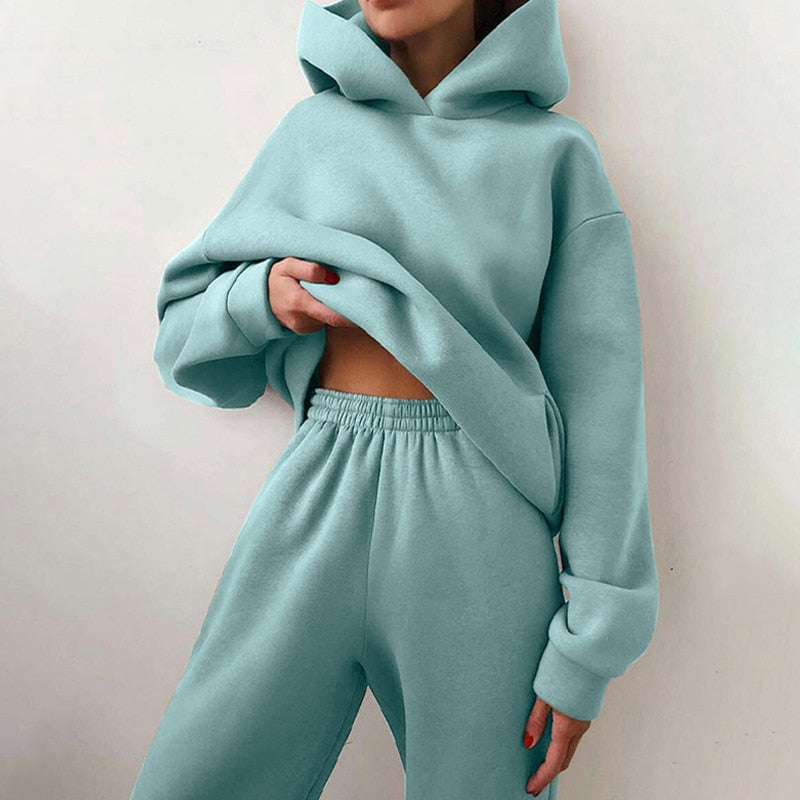 2-delige oversized jogging set - dames loungewear
