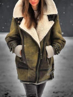 Shearling jas - luxe dames winterjacket