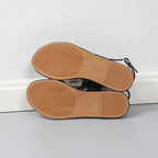 Elegante leren sandalen - Bakkermode.nl