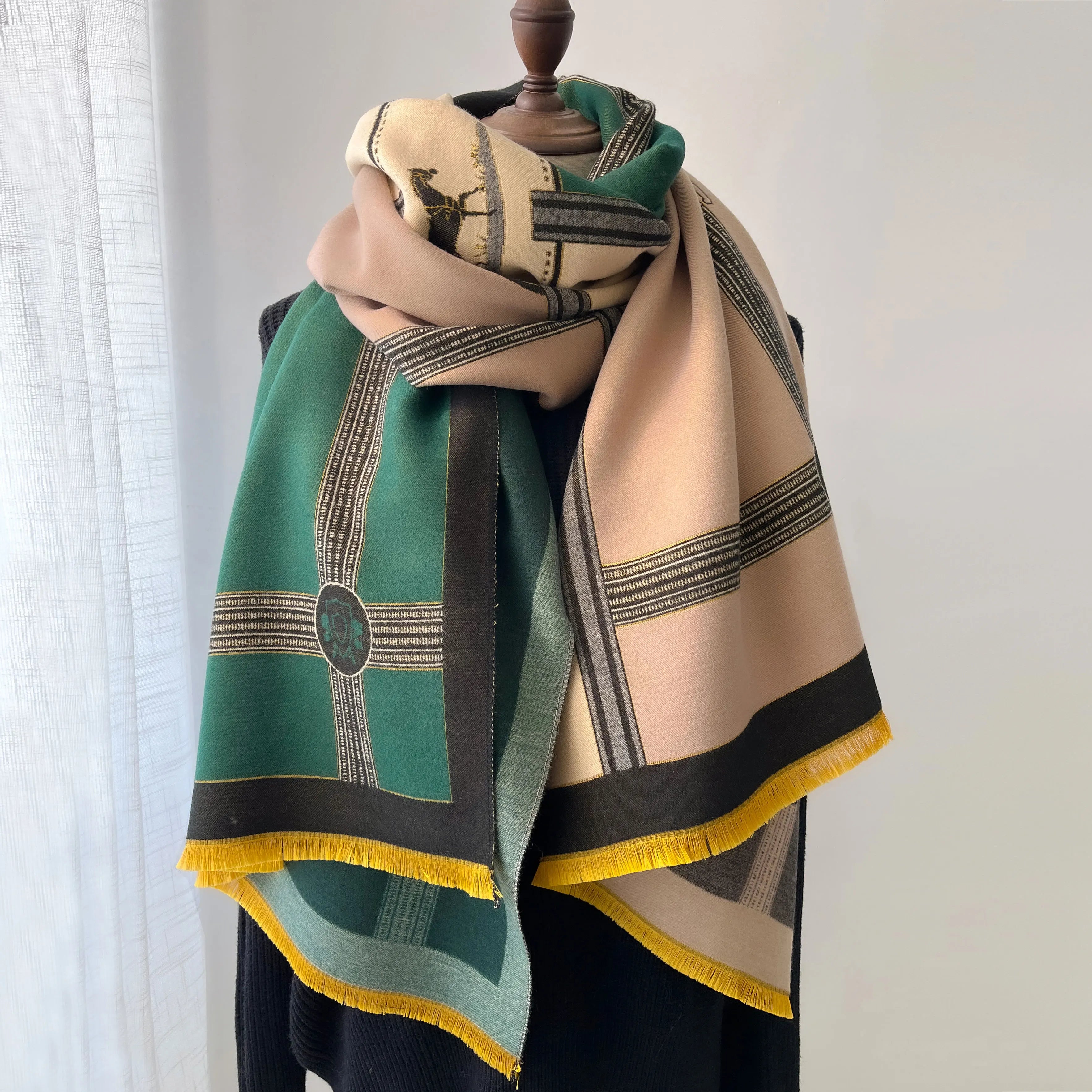 Cashmere sjaal - luxueuze winterwrap voor dames - Bakkermode.nl