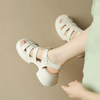 Chunky gladiatorsandalen met gesp - Bakkermode.nl