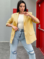 Klassieke blazer met getailleerde pasvorm - Bakkermode.nl