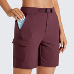 Sportieve cargo shorts met riem - Bakkermode.nl