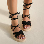 Platte sandalen met comfortabele bandjes - Bakkermode.nl