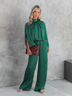 Jumpsuit - elegante groene dames jumpsuit