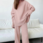2-delige gebreide loungewear set - stijlvolle dames homewear - Bakkermode.nl