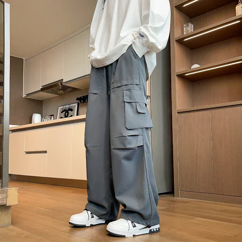 Dames cargo broek met wijde pijpen – veelzijdige broek voor casual en dagelijks gebruik