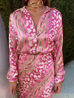 2-delige set van dameshemdjurk – stijlvolle blouse en rok ensemble voor speciale gelegenheden – relaxte elegantie