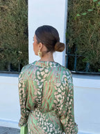 2-delige set van dameshemdjurk – stijlvolle blouse en rok ensemble voor speciale gelegenheden – relaxte elegantie