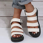 Chunky gladiatorsandalen met gespen - Bakkermode.nl