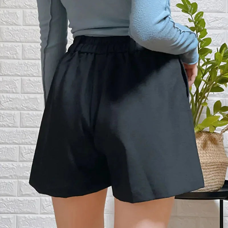 Klassieke hoge taille shorts - Bakkermode.nl