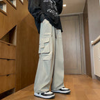 Dames cargo broek met wijde pijpen – veelzijdige broek voor casual en dagelijks gebruik