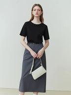 Klassiek katoenen t-shirt voor vrouwen - Bakkermode.nl