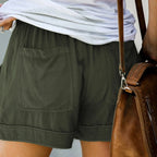 Comfortabele zomershorts met trekkoord - Bakkermode.nl