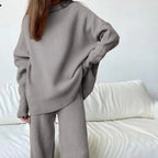 2-delige gebreide loungewear set - stijlvolle dames homewear - Bakkermode.nl