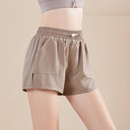 Zachte lounge shorts met zakken - Bakkermode.nl