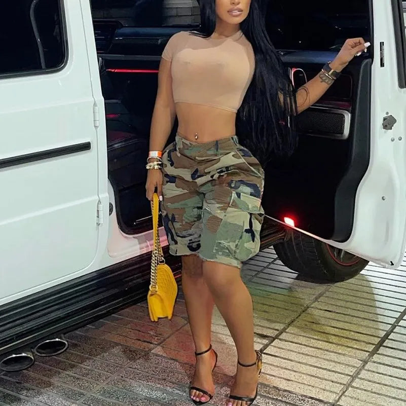 Trendy camouflage broekrok - Bakkermode.nl