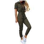 Jumpsuit - elegante dames cargo stijl jumpsuit
