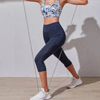 Capri sportleggings met mesh panelen - Bakkermode.nl
