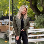 Dames regenjas met lichtgewicht gewatteerd design - stijlvolle casual buitenjas