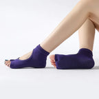 Yoga grip sokken met kruisband - anti-slip dames yogasokken