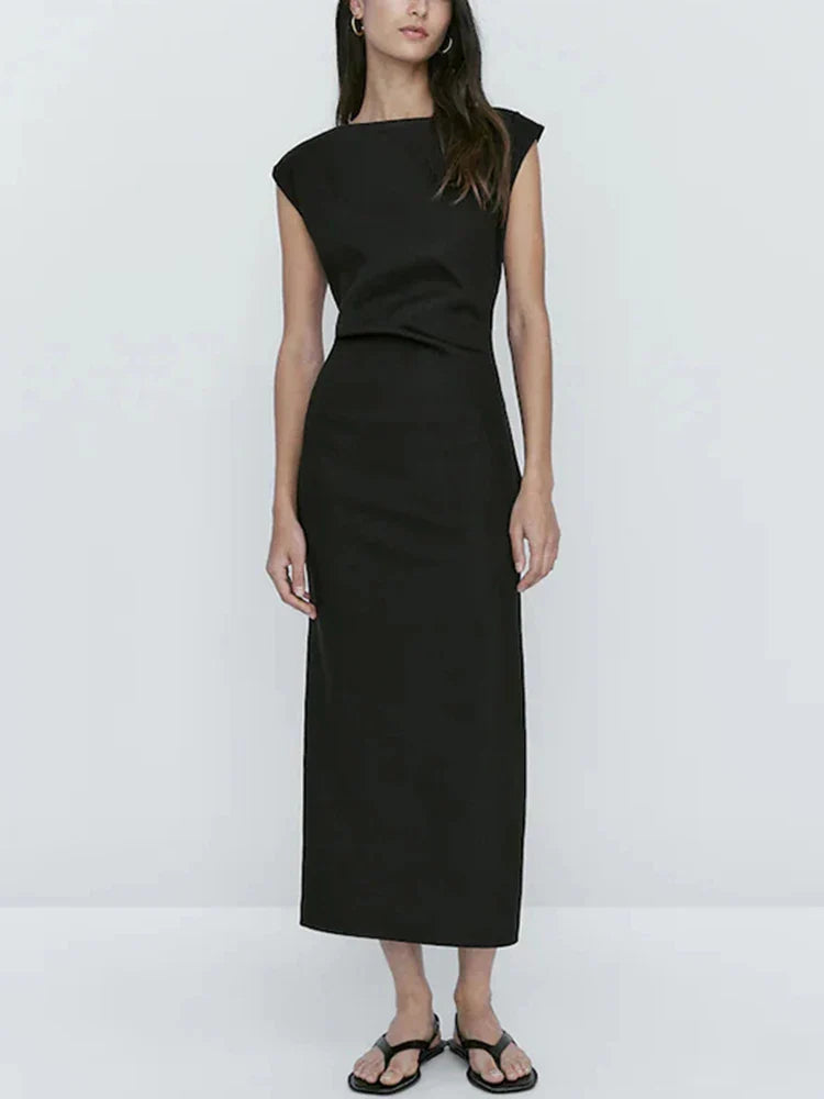 Zwarte zomerjurk - Bakkermode.nl