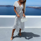 Charmante polkadot jurk - Bakkermode.nl