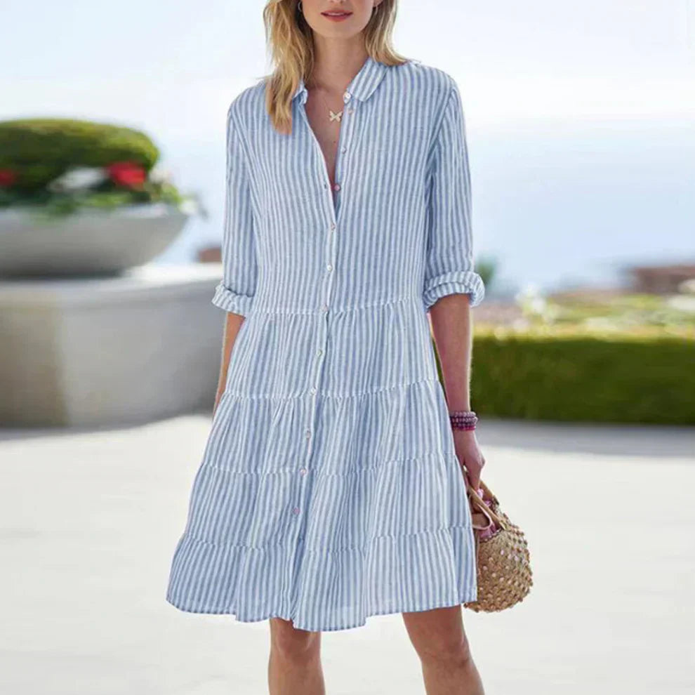 Shirtdress - luchtige button-up damesjurk